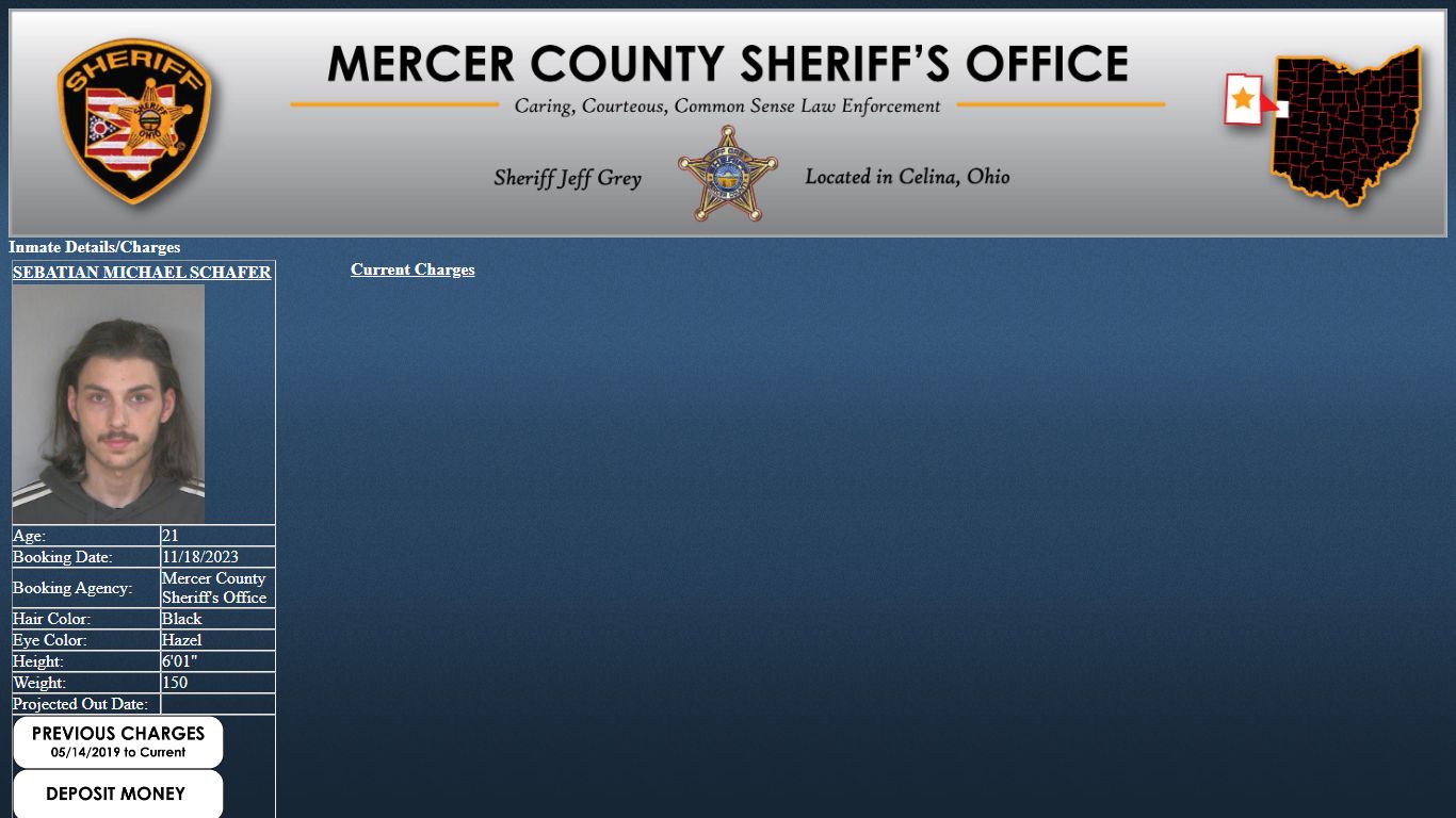Mercer County Sheriff's Office Jail Inmate Search